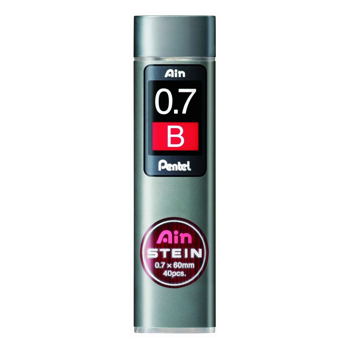 Pentel Μύτες Μηχανικού Μολυβιού Ain Stein 0.7 B