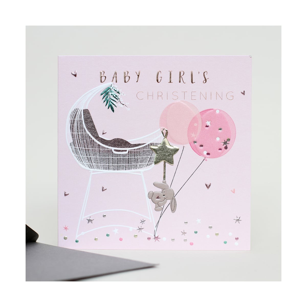 Belly Button Ευχετήρια Κάρτα Βάφτισης ''Baby Girl's Christening''