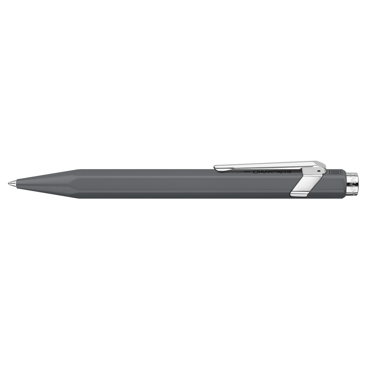 Caran d'Ache 849 Roller Pen Grey with slimpack