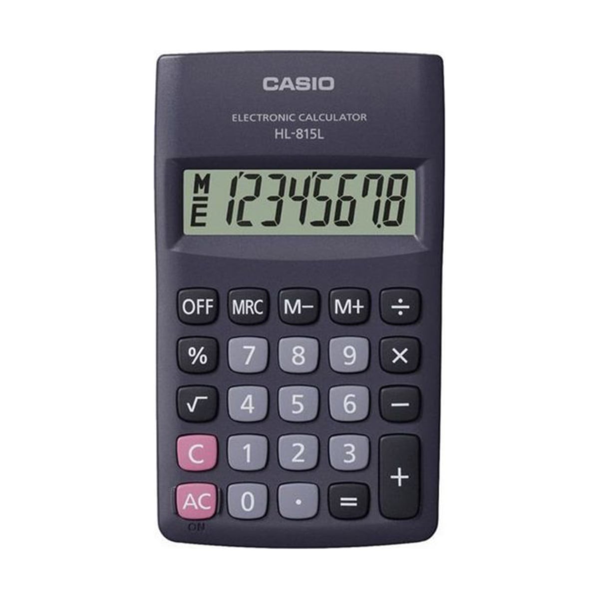 Casio Αριθμομηχανή LCD HL-815BK 8 Ψηφίων Μπαταρίας