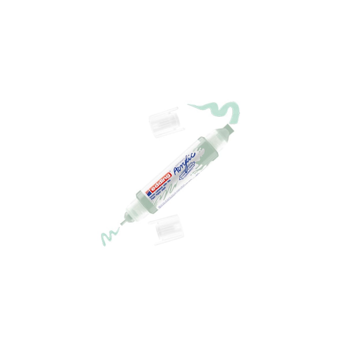 Εdding Ακρυλικός Μαρκαδόρος 3D Διπλής Μύτης 2-3mm/5-10mm Mellow mint