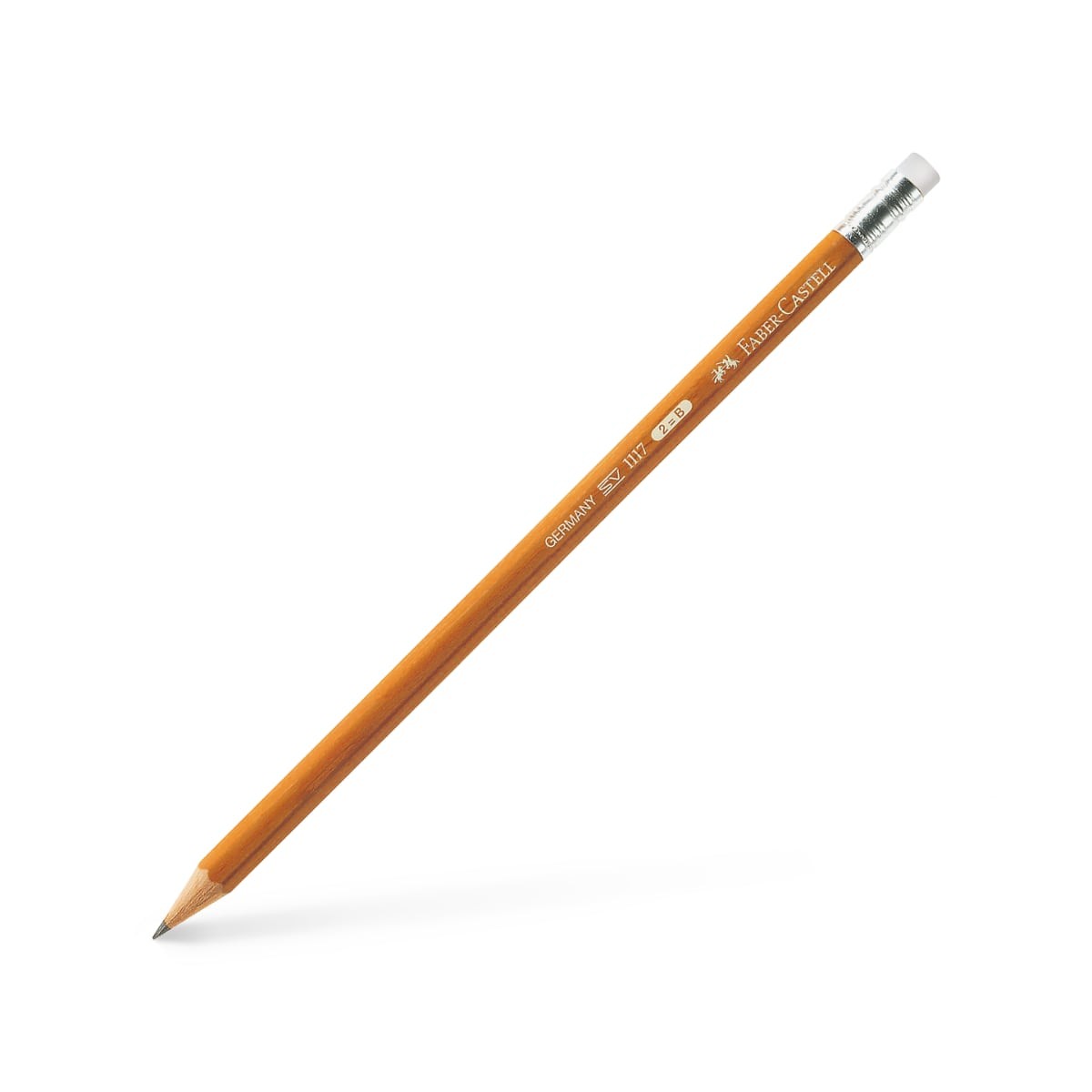 Faber-Castell 1117 Μολύβι με γόμα Πορτοκαλί 2=B