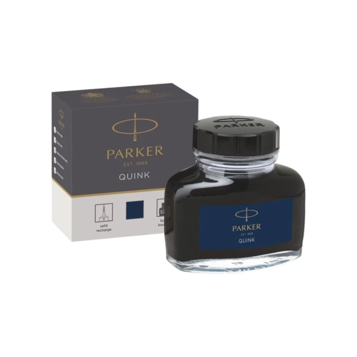 PARKER Δοχείο Μελάνης Quink Ink 57ml - Blue / Black