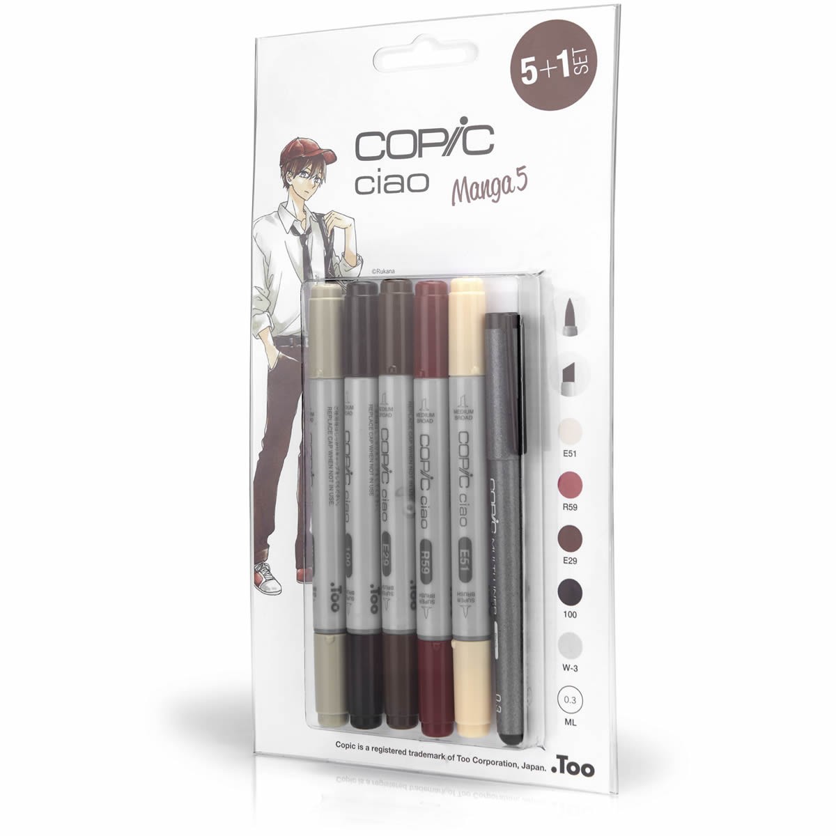 Copic Ciao Set 5 + 1 Manga 5