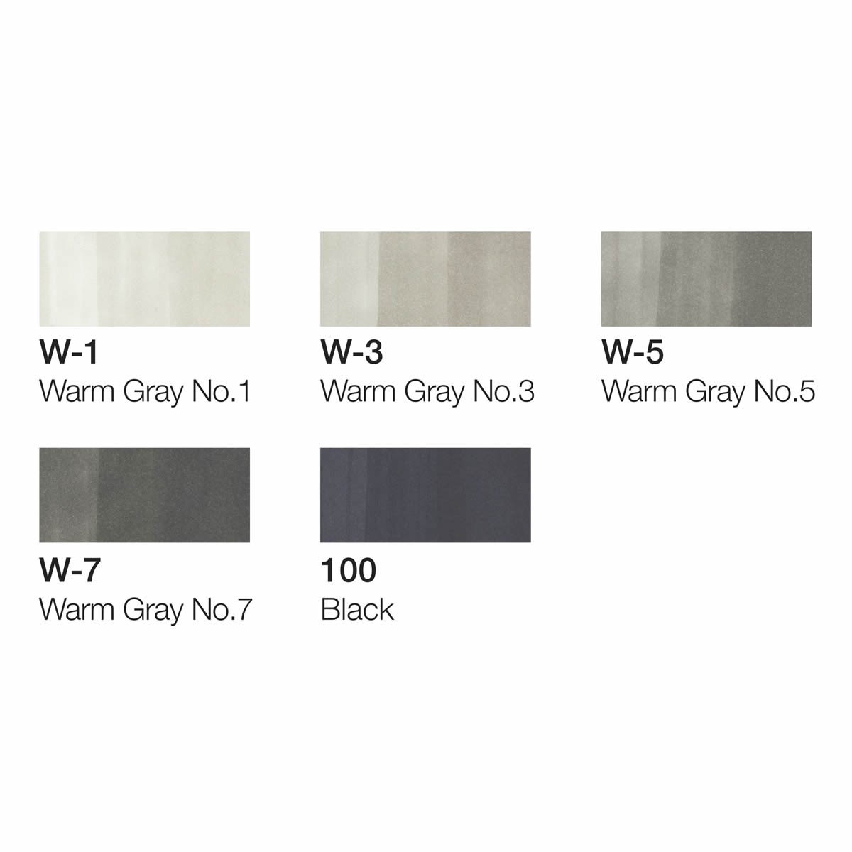 Copic Ciao Set Warm Grey Tones 5 + 1