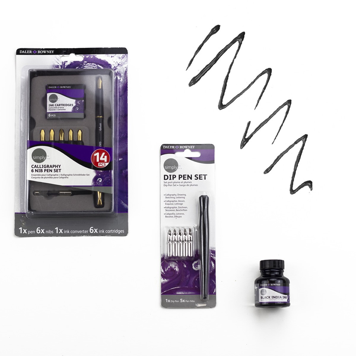 Daler-Rowney Simply Black Indian Μελάνι 29.5ml
