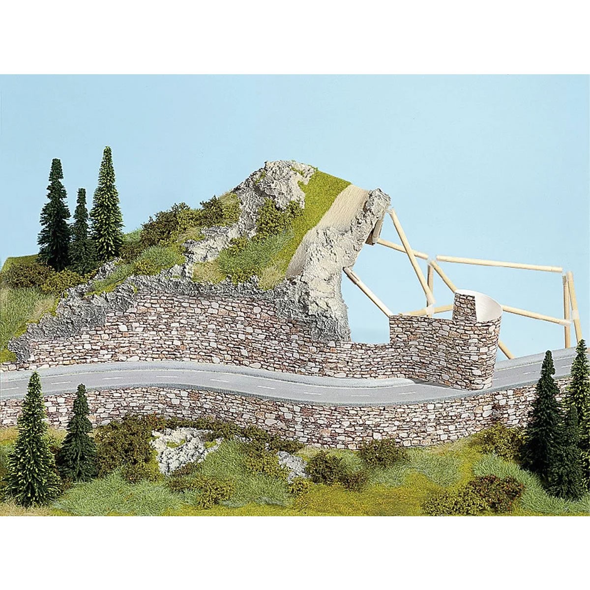 NOCH Cardboard Dolomite Ανάγλυφη Επιφάνεια Δολομίτης για Μακέτα