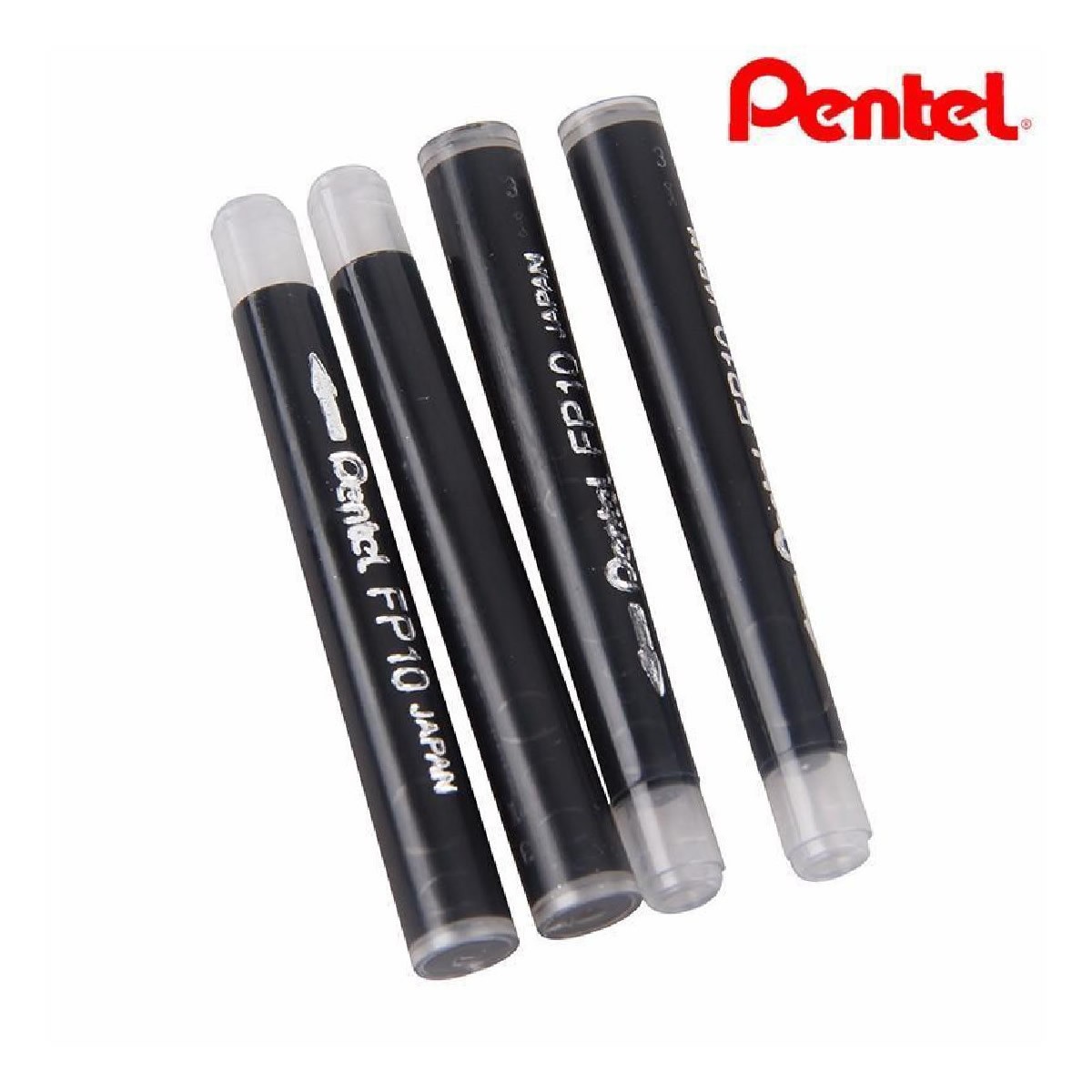 Pentel FP10 Ανταλλακτικές Αμπούλες Μαύρης Σινικής Μελάνης