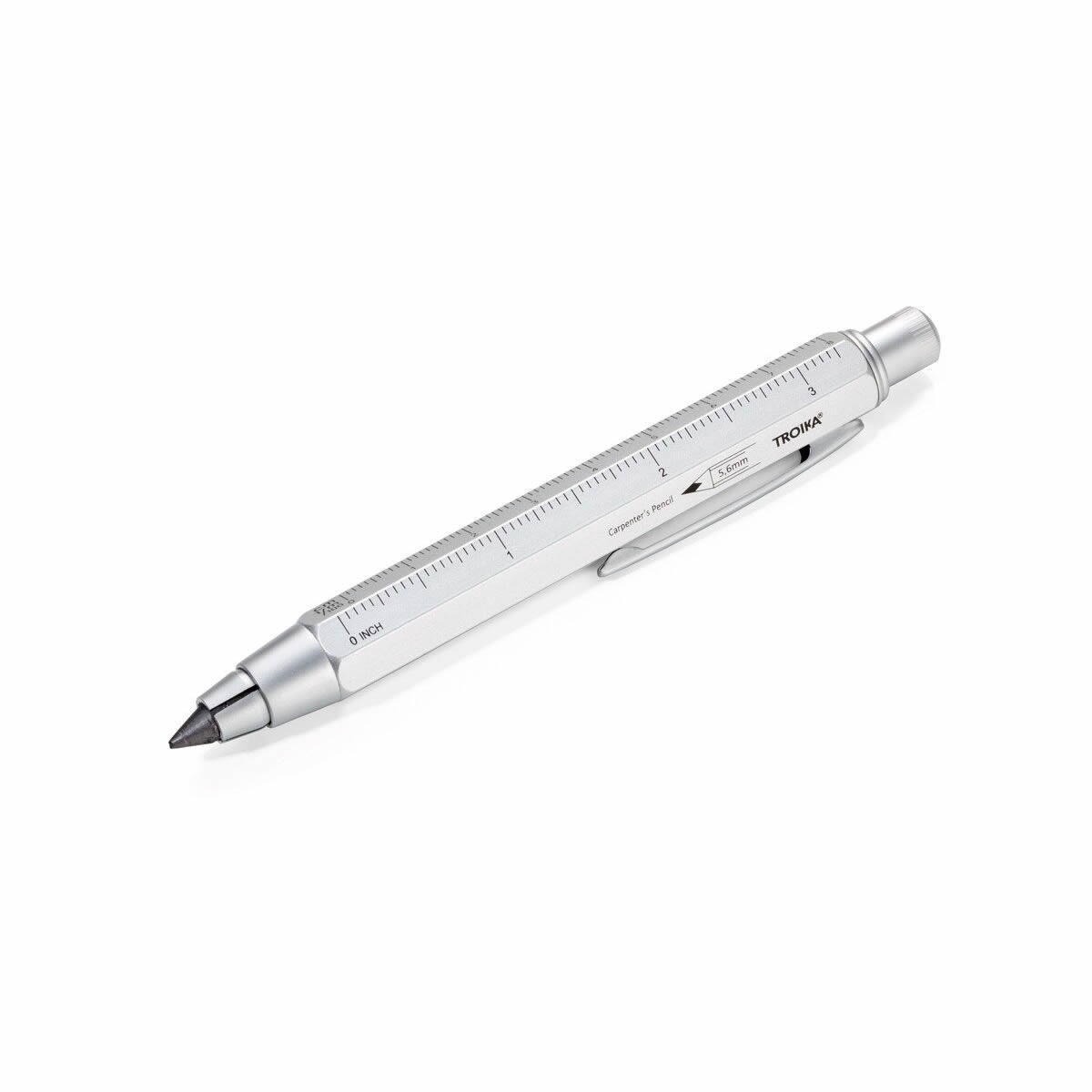 TROIKA Carpenter's pencil ZIMMERMANN Μηχανικό Μολύβι 5,6mm - Ασημί