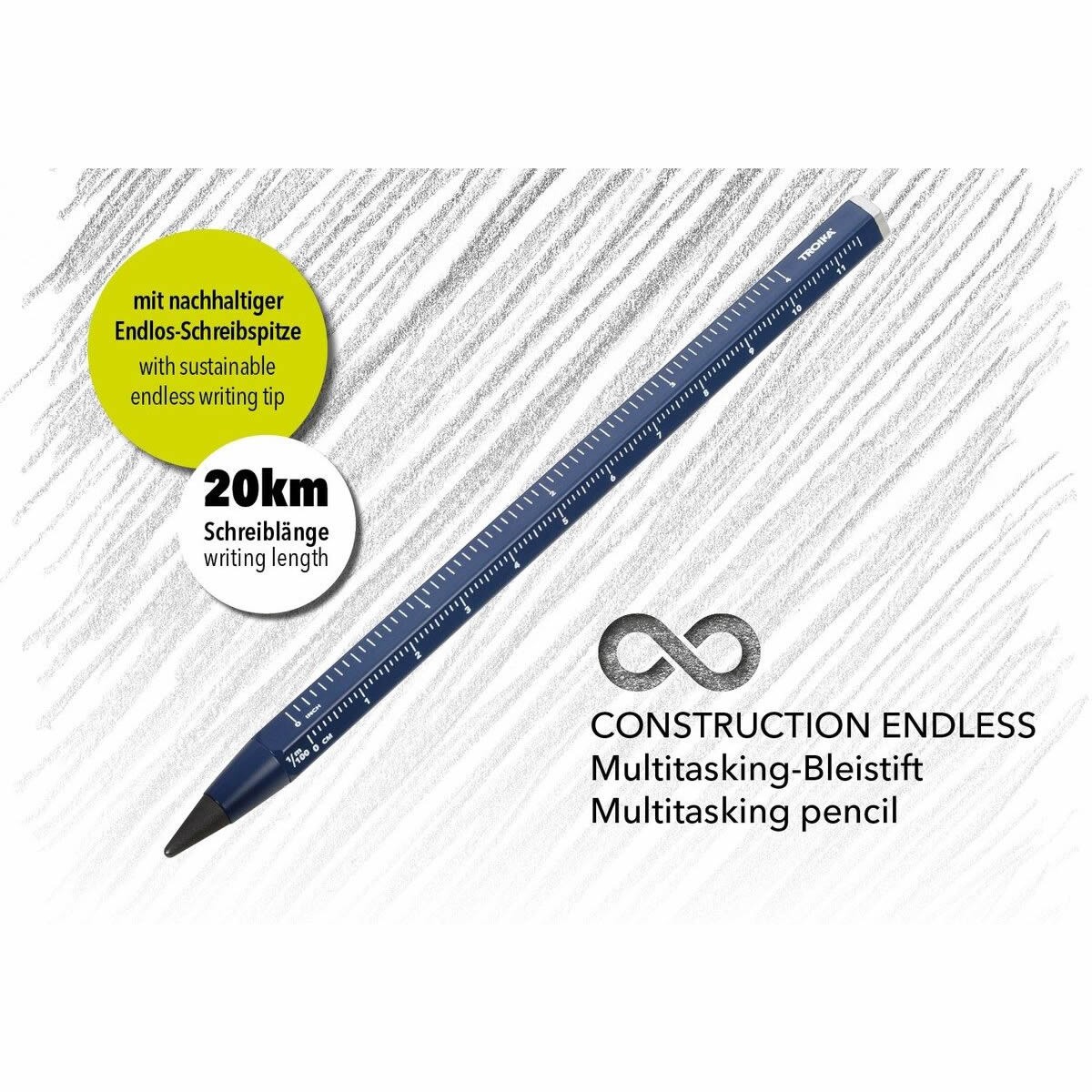 TROIKA Construction Endless Multitasking Μολύβι Blue