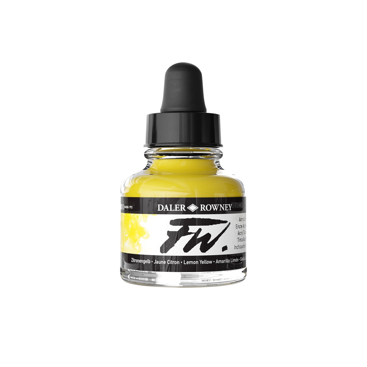Daler Rowney FW Ακρυλικό Μελάνι 29,5 ml – Lemon Yellow