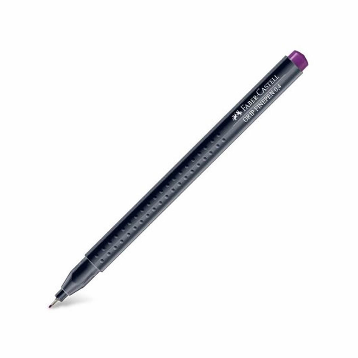 Faber-Castell Μαρκαδοράκι Grip Finepen Fineliner 0.4mm - Μωβ