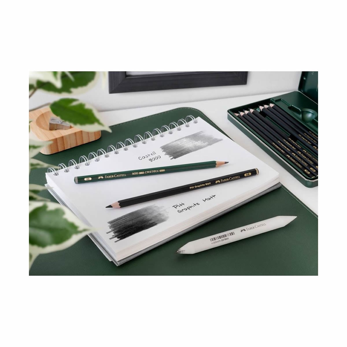 Faber-Castell Σετ Pitt Graphite Matt 11τεμ. σε Μεταλλική Κασετίνα