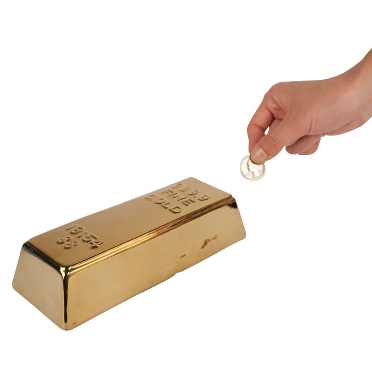 KIKKERLAND Coin Bank Gold Bar Κουμπαράς Ράβδος Χρυσού