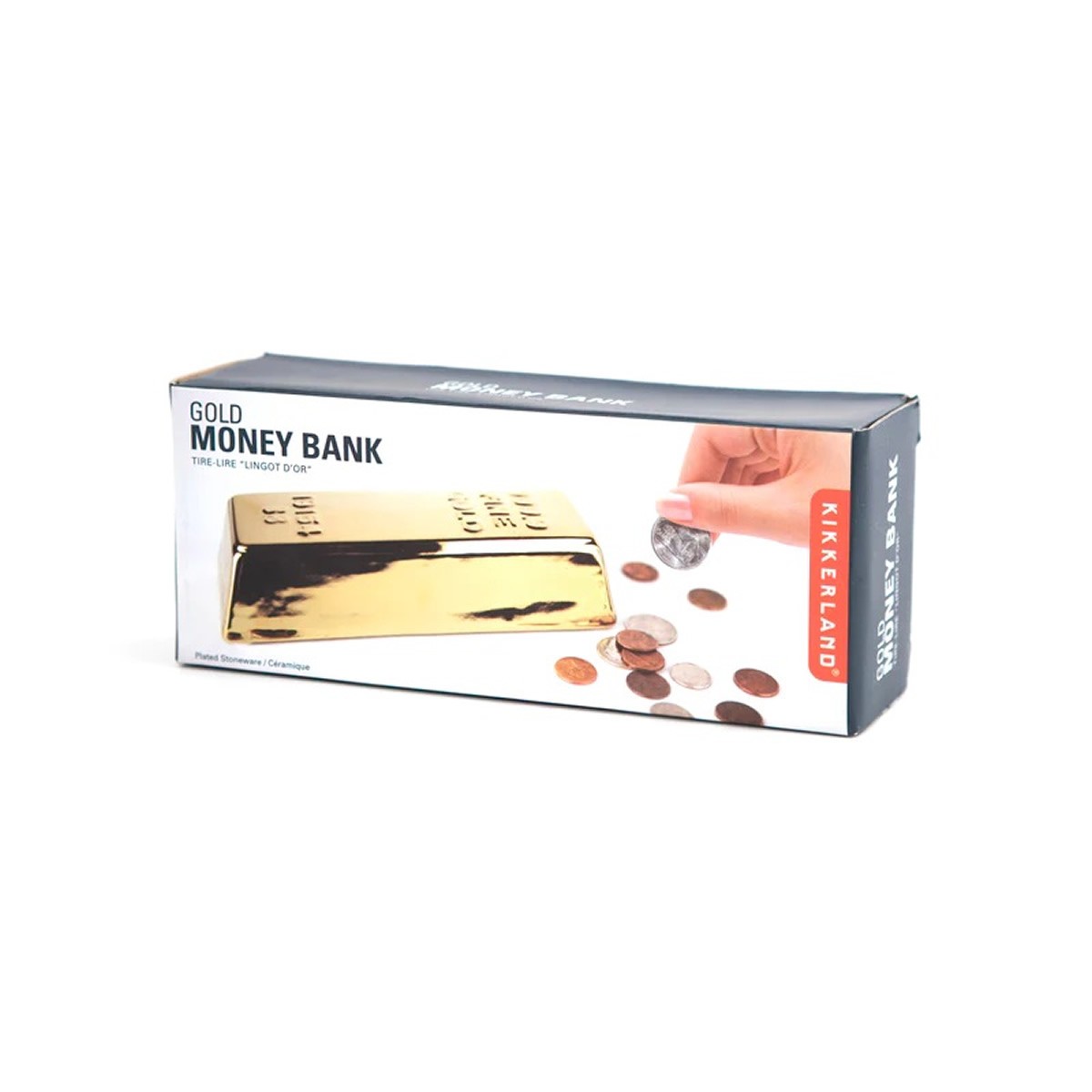 KIKKERLAND Coin Bank Gold Bar Κουμπαράς Ράβδος Χρυσού