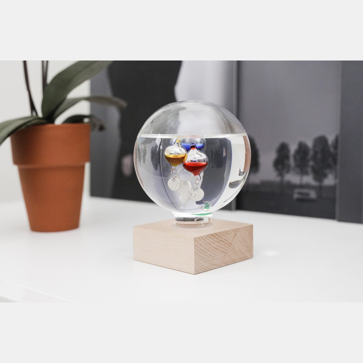 KIKKERLAND Galileo Thermometer Γυάλινο Θερμόμετρο