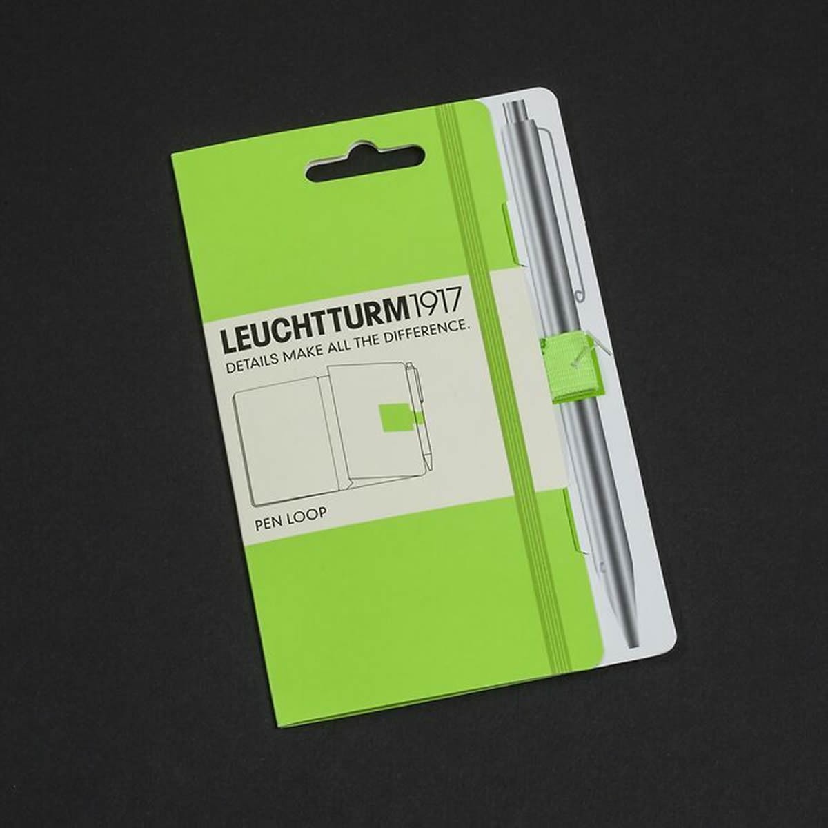 LEUCHTTURM1917 Pen Loop Θηλιά για Στυλό - Neon Green