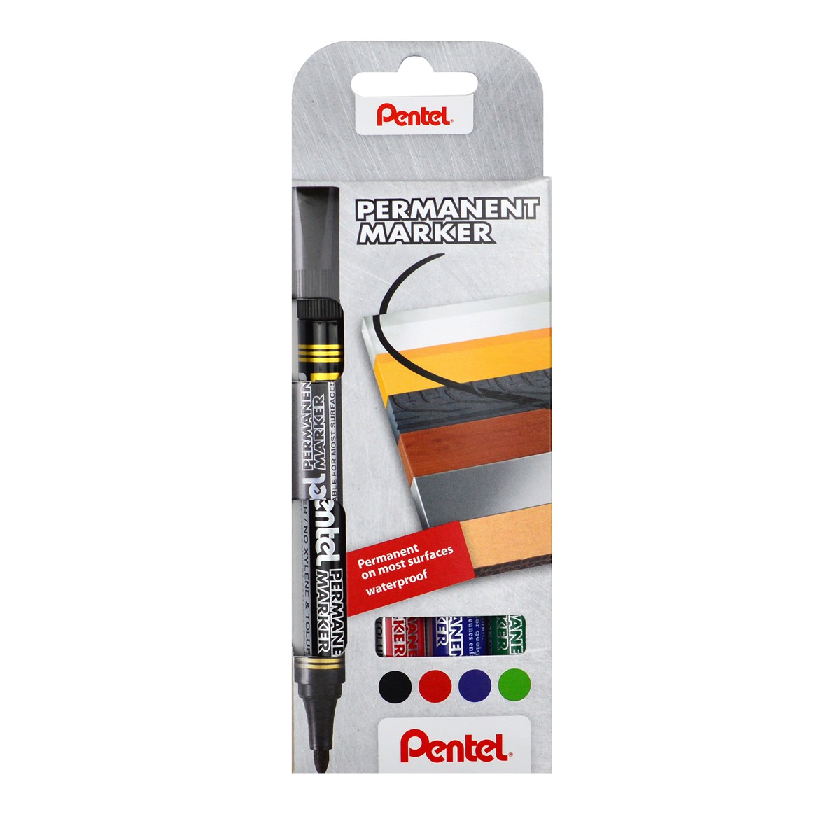 Pentel Μαρκαδόρος Κιβωτίου Μαύρος