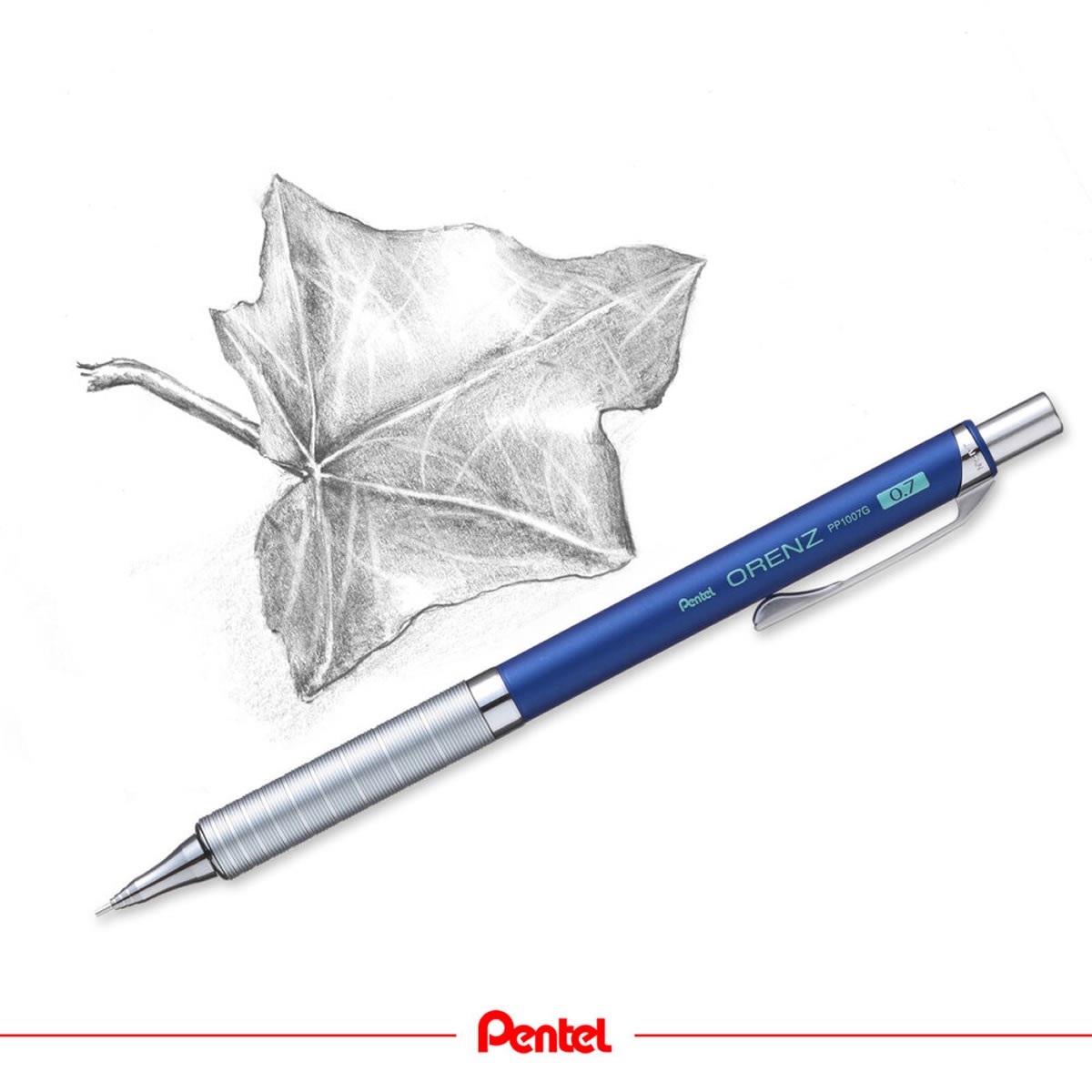 Pentel Orenz 1 click Αυτόματο Μηχανικό Μολύβι 0.7mm - Μπλε