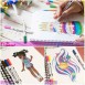 OHUHU Art Markers Σετ Μαρκαδόρων 120 Χρωμάτων με Βάση το Νερό Brush & Fineliner