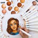 OHUHU Honolulu Alcohol Markers Σετ Μαρκαδόρων 24 Skin tone χρωμάτων Brush & Chisel
