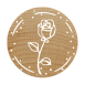 COLOP Arts & Crafts Woodies Ξύλινη Σφραγίδα Rose