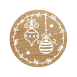 COLOP Arts & Crafts Woodies Ξύλινη Σφραγίδα Christmas ball
