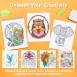 Ohuhu Bleedproof Coloring Book Mandala & Animals