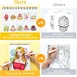 Ohuhu Σετ 4 Bleedproof Coloring Books