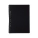 Σημειωματάριο Soft Ring Β5 Ριγέ Black