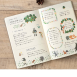 Midori Σημειωματάριο Yuru Log Notebook Forest Animal B6