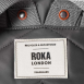 ROKA London Canfield B Σακίδιο Πλάτης Roll-Top Graphite από Ανακυκλωμένο Nylon Medium 15L