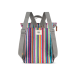 ROKA London Canfield B Σακίδιο Πλάτης Roll-Top Multi Stripe από Ανακυκλωμένο Canvas Medium 15L