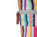 ROKA London Canfield B Σακίδιο Πλάτης Roll-Top Multi Stripe από Ανακυκλωμένο Canvas Medium 15L