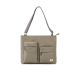 ROKA London Moorgate Messenger Τσάντα Ώμου Taupe από Ανακυκλωμένο Nylon - Medium 3.1L