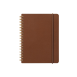 Σπιράλ Σημειωματάριο WM Grain B6 Dark Brown