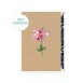 ARTEBENE Ευχετήρια Κάρτα με Κεντημένο Λουλούδι
