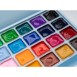HIMI Σετ 24 Χρωμάτων Jelly Cup Gouache με 3 Πινέλα & Παλέτα Ανάμιξης - Ice Blue Case Edition