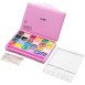 HIMI Σετ-24 Χρωμάτων Jelly Cup Gouache με Παλέτα Ανάμιξης - Pink Case Edition
