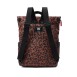 ROKA London Canfield B Σακίδιο Πλάτης Roll-Top Scarlet Leopard από Ανακυκλωμένο Καμβά Medium 15L