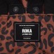 ROKA London Canfield B Σακίδιο Πλάτης Roll-Top Scarlet Leopard από Ανακυκλωμένο Καμβά Medium 15L
