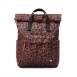 ROKA London Canfield B Σακίδιο Πλάτης Roll-Top Scarlet Leopard από Ανακυκλωμένο Καμβά Medium 15L