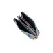 ROKA London Carnaby Πορτοφόλι Multi Stripe από Ανακυκλωμένο Καμβά S