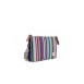 ROKA London Carnaby Τσάντα Crossbody Multi Stripe από Ανακυκλωμένο Καμβά XL 1.27 L