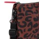 ROKA London Carnaby Τσάντα Crossbody Scarlet Leopard από Ανακυκλωμένο Καμβά XL 1.27L