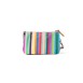ROKA London Πορτοφόλι Carnaby Multi Stripe από Ανακυκλωμένο Καμβά S