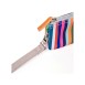 ROKA London Πορτοφόλι Carnaby Multi Stripe από Ανακυκλωμένο Καμβά S