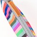ROKA London Πορτοφόλι Carnaby Multi Stripe από Ανακυκλωμένο Καμβά S