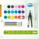 Colop Arts & C rafts DIY Marky Pen Labels - Αυτοκόλλητες Ετικέτες για Στυλό
