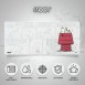 Erik Gaming Pad / Σουμέν XL SNOOPY 35 x 80 cm